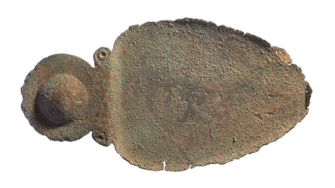 A 2,000-year-old fortune-telling spoon has a strawberry-shaped bowl, researchers said.