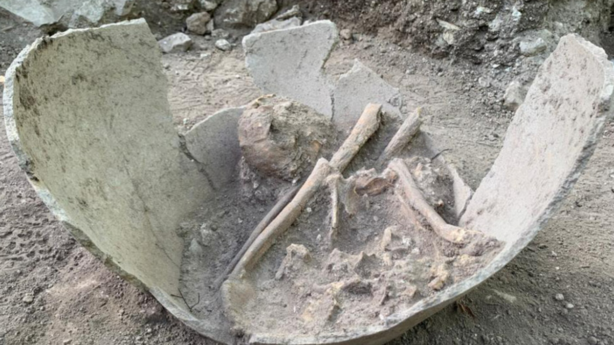 The remains of a young Mayan individual, dating back 1,200 years, were unearthed in Mexico, officials said.