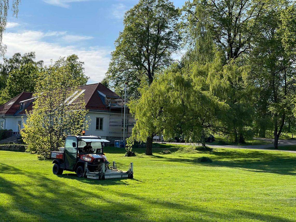 A photo shows the ground-penetrating radar scan process.