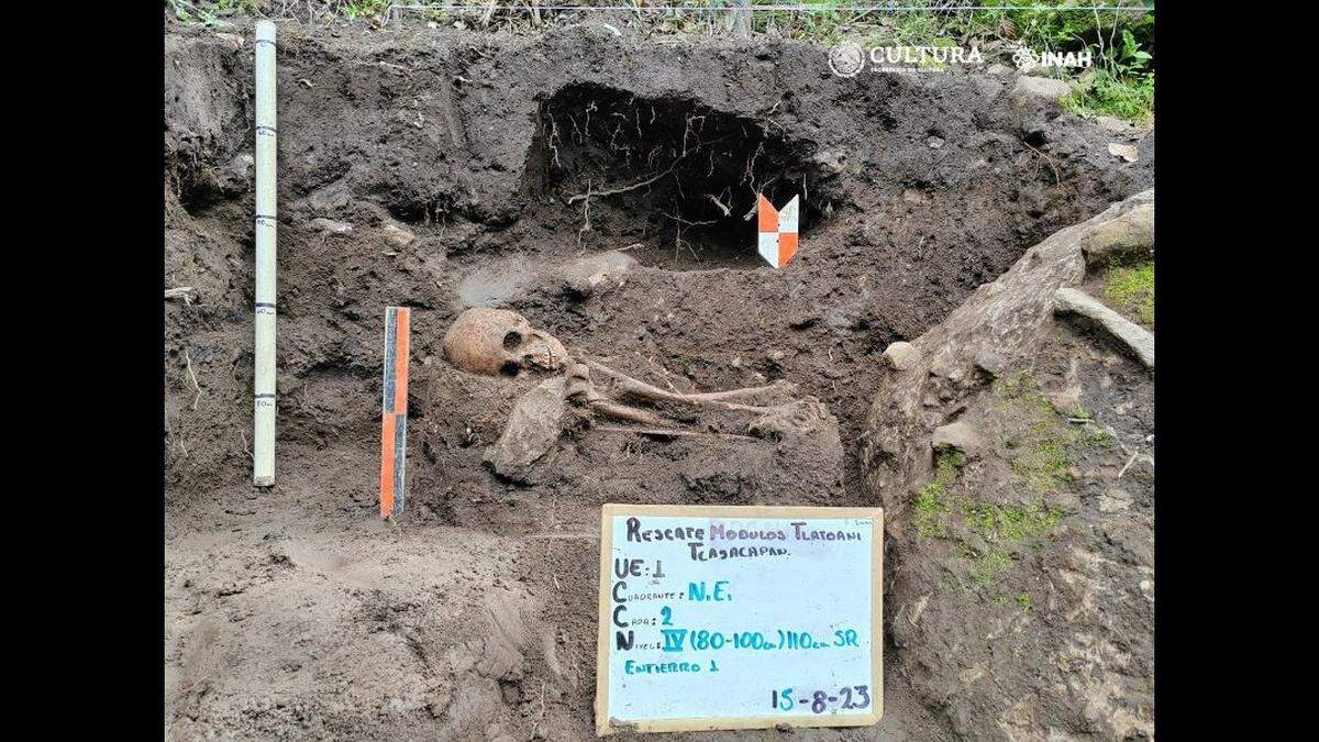 The burial dates to sometime between 900 and 1200, according to officials.