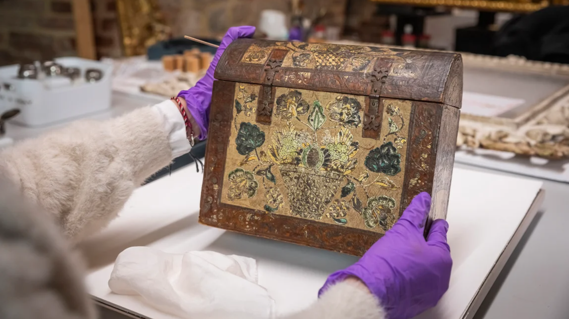 A wooden box on display at Rudyard Kipling’s former home in the U.K. turned out to be a “very rare” 300-year-old item from South America.
