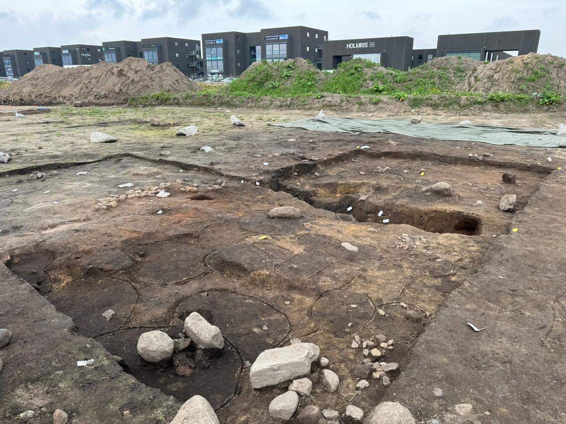 Archaeologists in Denmark uncovered dozens of 1,500-year-old weapons, a rare chainmail shirt and other artifacts buried by an ancient chief.