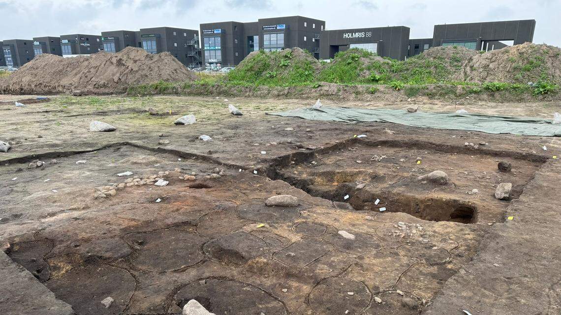 Archaeologists in Denmark uncovered dozens of 1,500-year-old weapons, a rare chainmail shirt and other artifacts buried by an ancient chief.