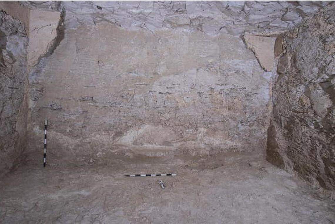 Another section of tomb No. C4, identified as the burial site of King Thutmose II.