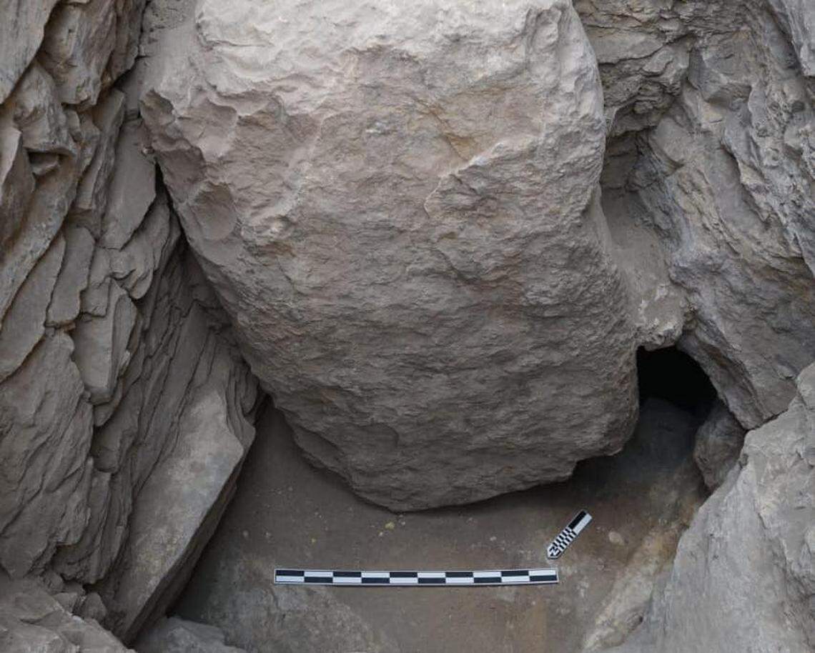 A look inside one of the 4,600-year-old well-shaped tombs found at Saqqara.