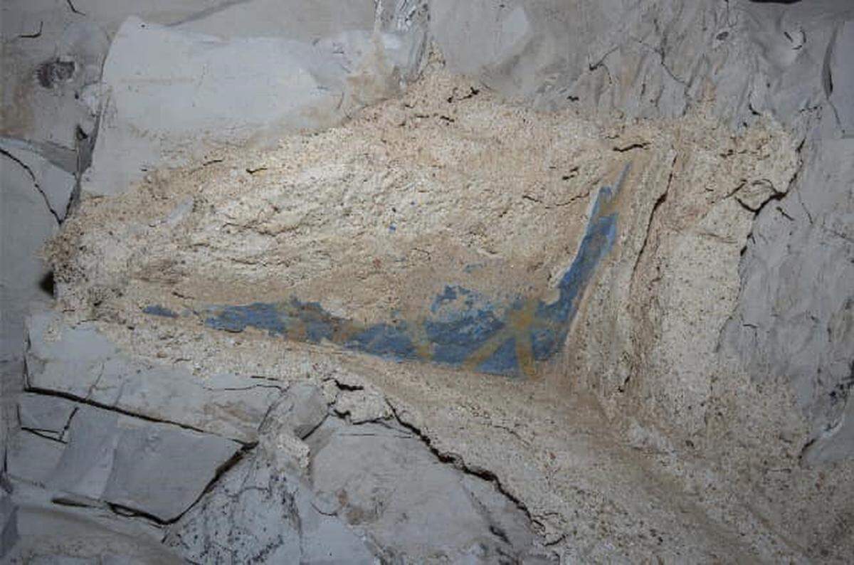 A section of tomb No. C4, identified as the burial site of King Thutmose II.