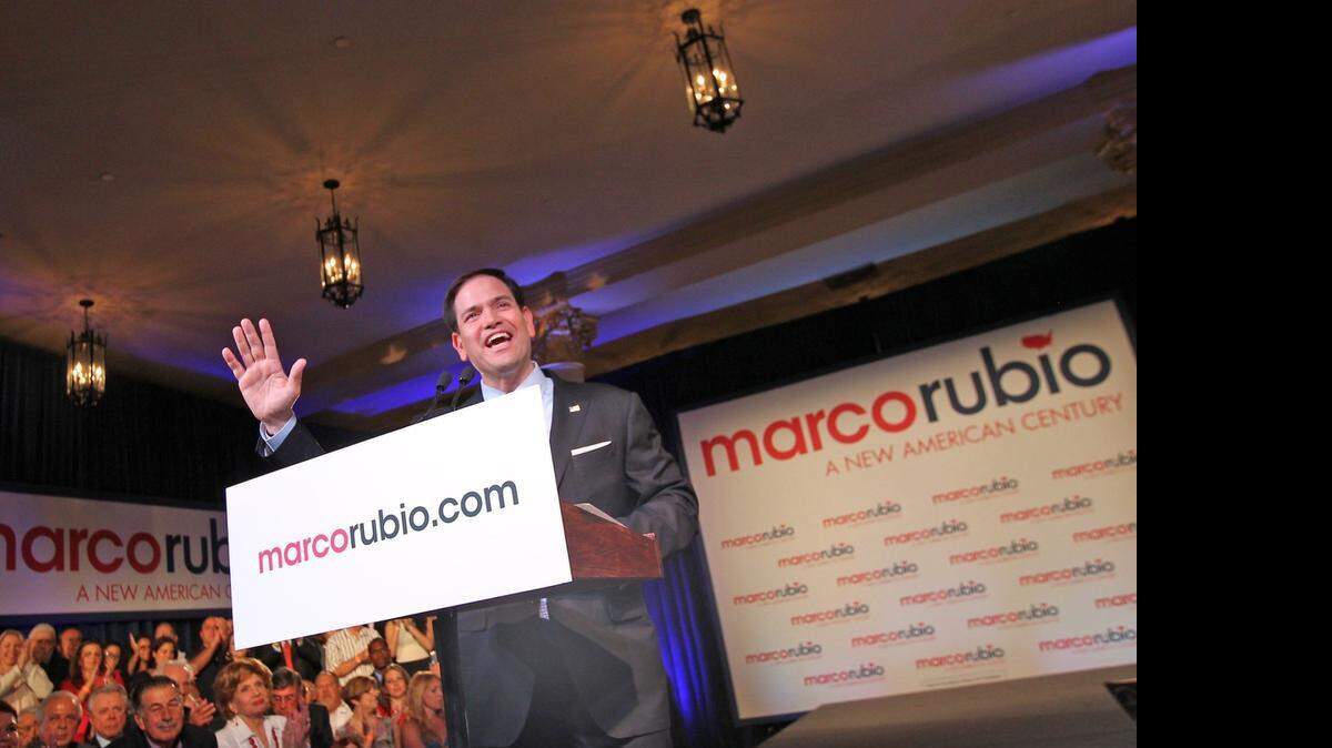 
Days after he launched a presidential campaign that declared “yesterday is over,” Sen. Marco Rubio’s positions on a number of issues have provided an opening for opponents.
