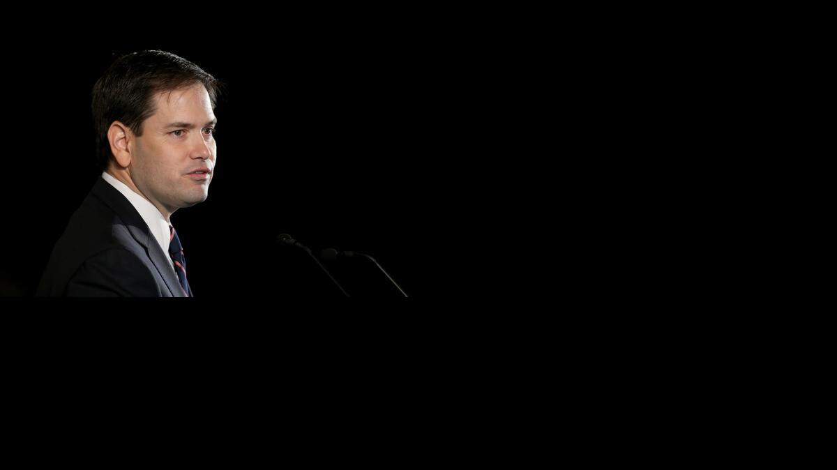 
In February, Sen. Marco Rubio, R-Fla., delivered remarks during the graduation of small business owners from the Goldman Sachs 10,000 Small Businesses program held at the Freedom Tower.
