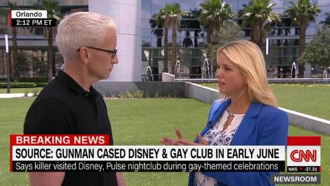 In the wake of the Orlando shooting, CNN host Anderson Cooper grilled Florida Attorney General Pam Bondi on Tuesday, June 14, 2016, about her record supporting Florida’s LGBT community.