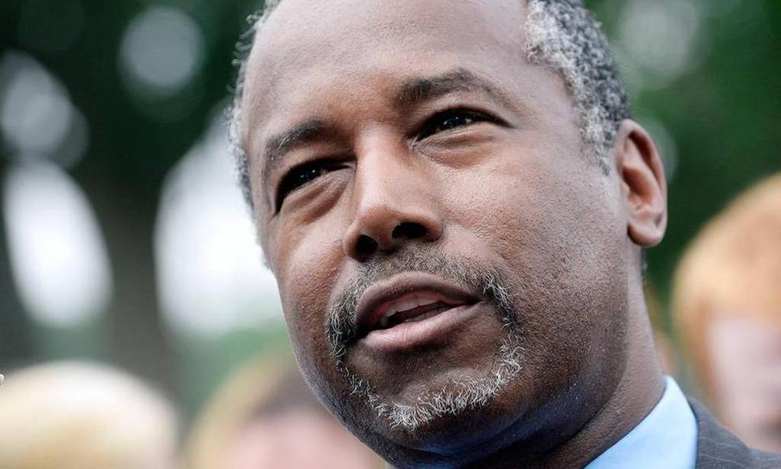 Republican presidential candidate Dr. Ben Carson attends a anti-abortion rally opposing federal funding for Planned Parenthood in front of the U.S. Capitol July 28, 2015 in Washington