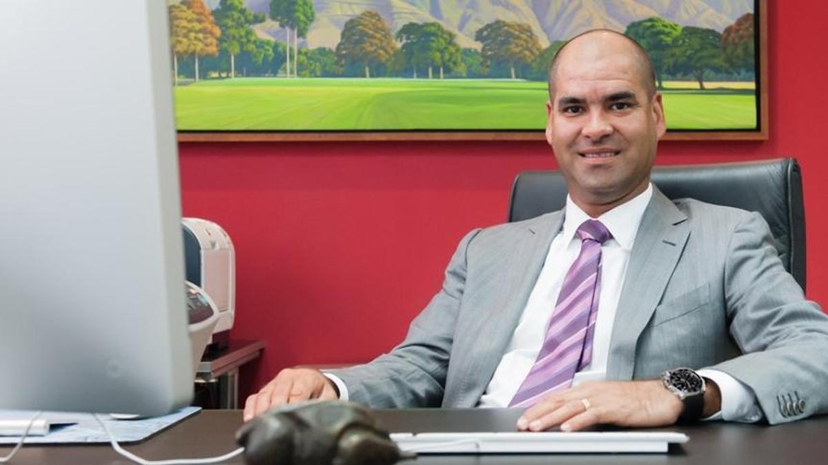 Samark Lopez Bello, a petroleum distribution executive in Venezuela, has been accused by the U.S. government of acting as a ‘frontman’ for a major narcotics smuggling ring the U.S. says is run by the country’s vice president. He is also a member of one of President Donald Trump’s luxury golf course resorts in South Florida, according to several members and a membership list. This photo is from his company’s website.