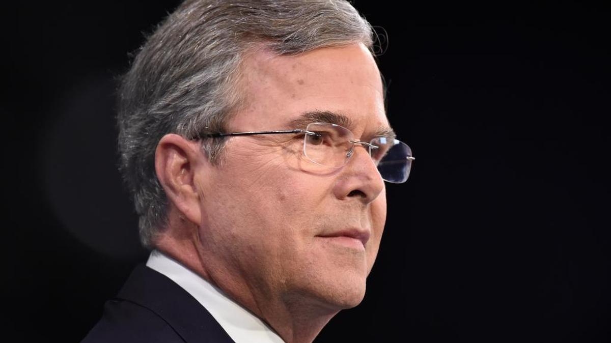Republican presidential candidate, former Florida Gov. Jeb Bush participates in the spin room after the Fox Business Network Republican presidential debate at the North Charleston Coliseum, Thursday, Jan. 14, 2016, in North Charleston, S.C.