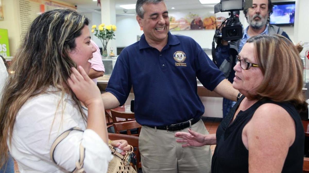David Rivera celebrates his Republican primary win for a Florida House seat last year. He lost in the general election.