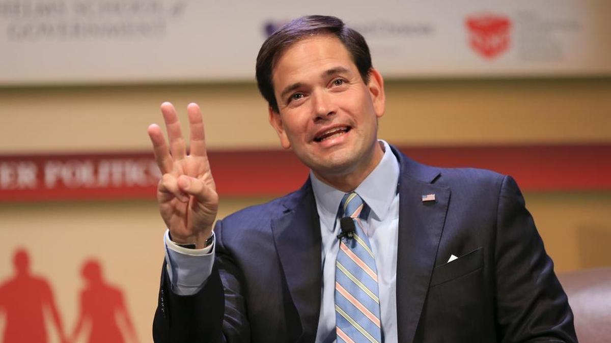 Republican presidential candidate, Sen. Marco Rubio, R-Fla., speaks at the Family Leadership Summit in Ames, Iowa, on Saturday, July 18, 2015, focusing almost exclusively on the need to crack down on immigrants in the country illegally.