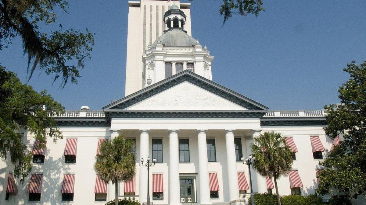 The central portion of the history Florida Capitol dates to 1846, and it has been restored to look as it did in 1902.