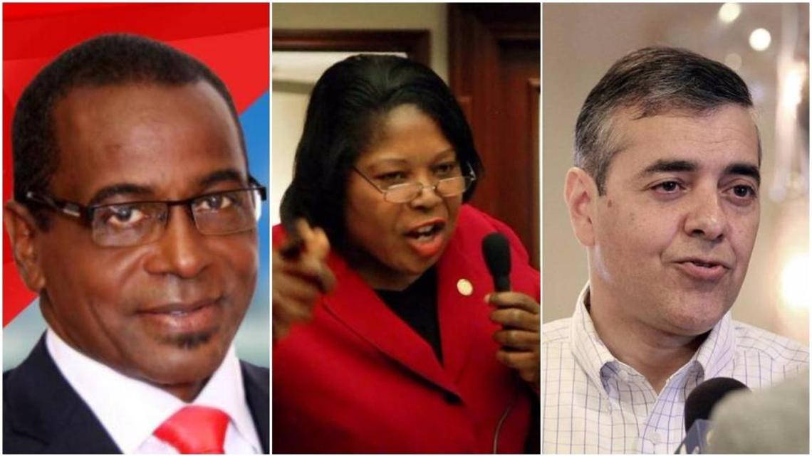 Roy Hardemon, Daphne Campbell and David Rivera