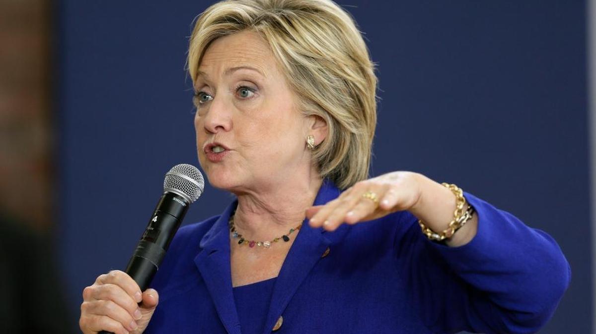 
Democratic presidential candidate Hillary Rodham Clinton 
