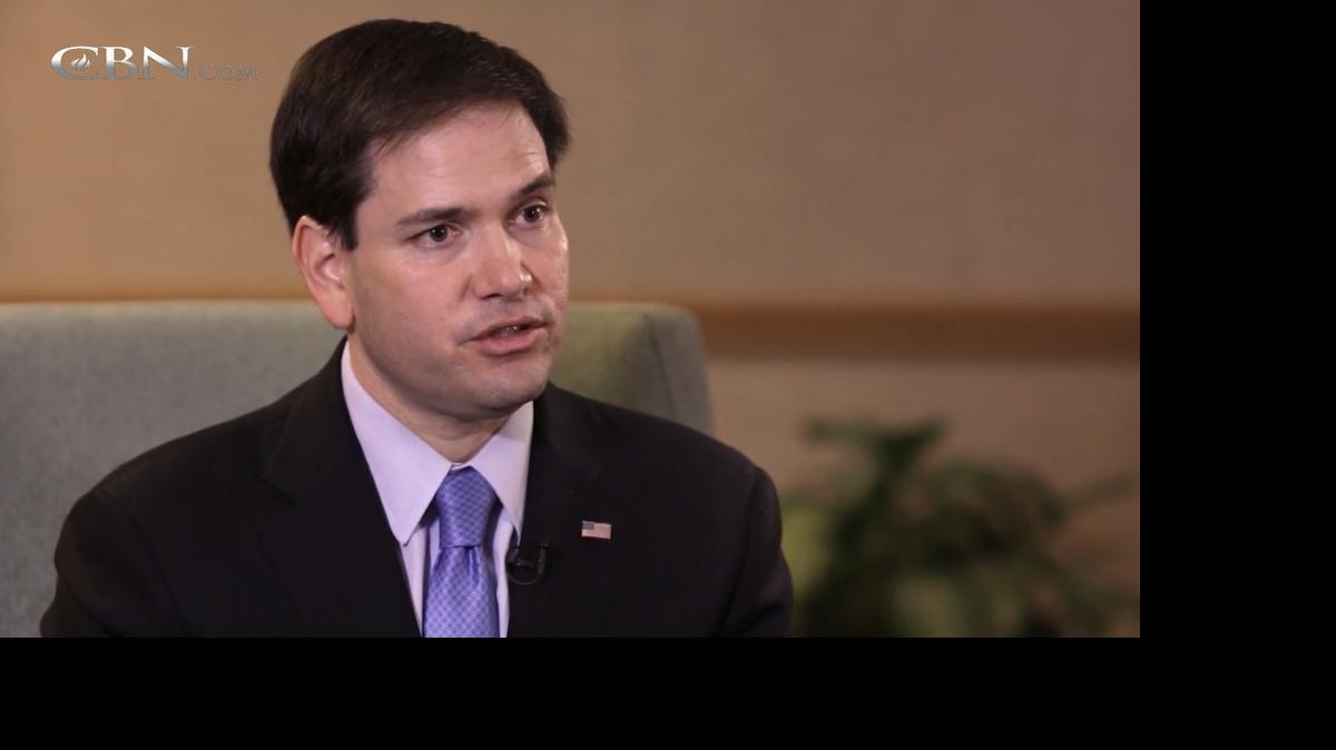 
U.S. Sen. Marco Rubio, R-Florida, speaks Tuesday on the Christian Broadcasting Network.
