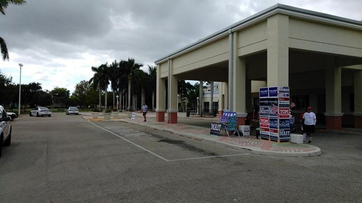 Jupiter police are investigating an incident at the polls.