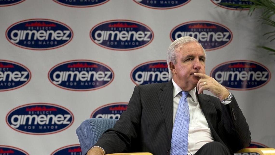 Miami-Dade Mayor Carlos Gimenez formally filed for re-election last October.