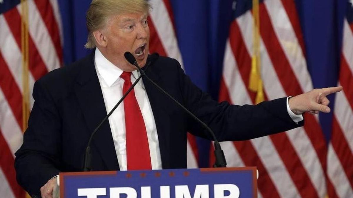 Republican presidential candidate Donald Trump