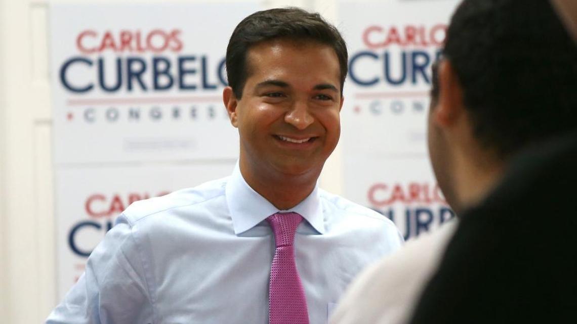 U.S. Representative Carlos Curbelo, R-Miami, at his campaign headquarters in October 2016. Curbelo voted to repeal Obamacare in the House before the Senate stalled the effort.