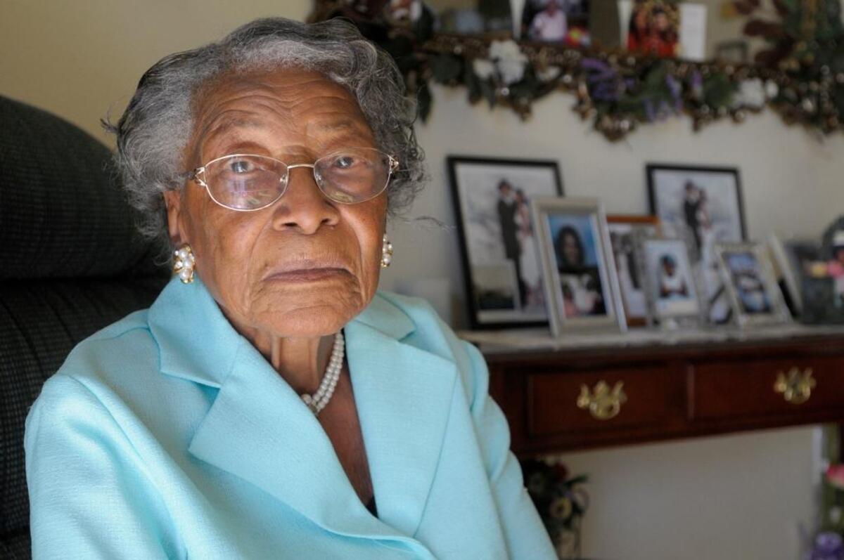 In this Oct. 7, 2010, file photo, Recy Taylor, 91, sits in her home in Winter Haven, Fla. Oprah Winfrey’s speech at the Golden Globes highlighted the story of Taylor, a black Alabama woman who was raped by six white men in 1944 who were never charged with the crime.