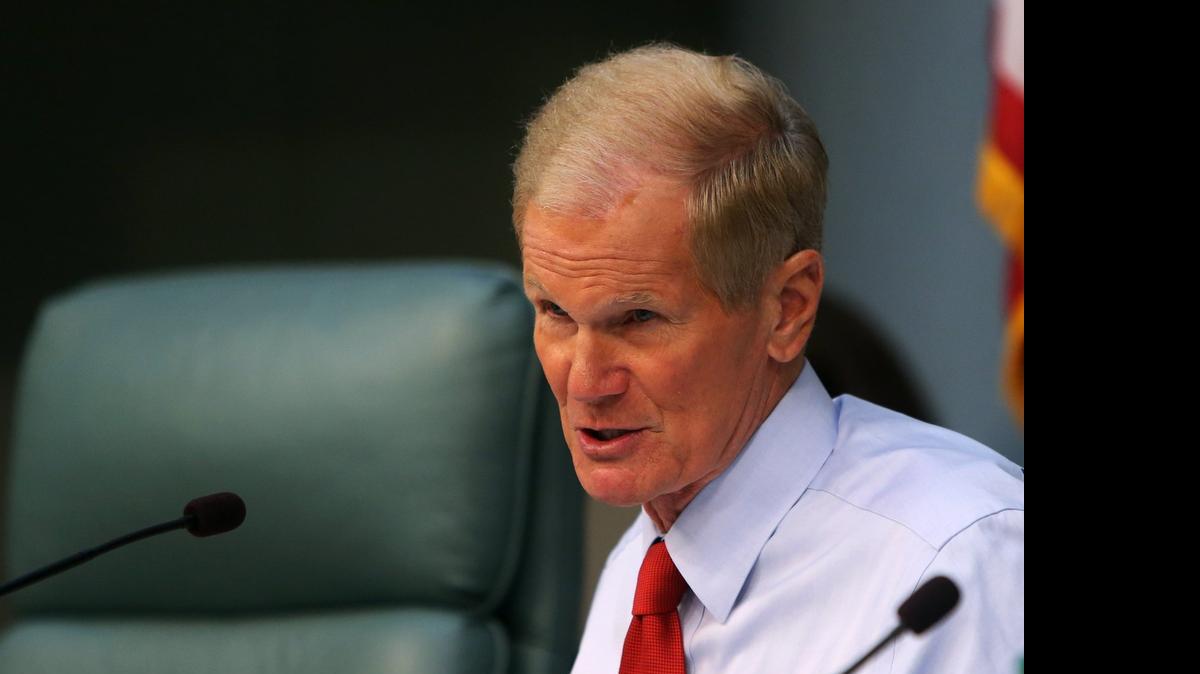 
U.S. Sen. Bill Nelson speaks during a Senate subcommittee hearing held in Miami Beach in 2014.
