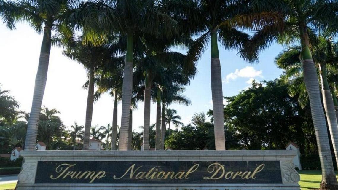 The main entrance to the Trump National Doral Miami Golf Shop.