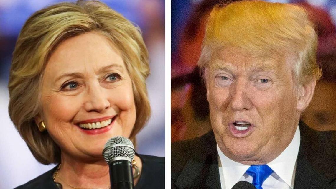 Hillary Clinton and Donald Trump