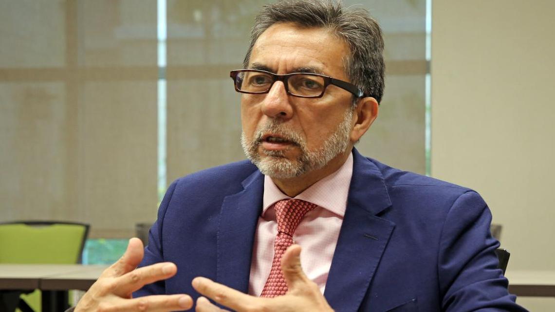 U.S. Ambassador Luis Arreaga is in charge of programs at the State Department to fight drug trafficking and organized crime.