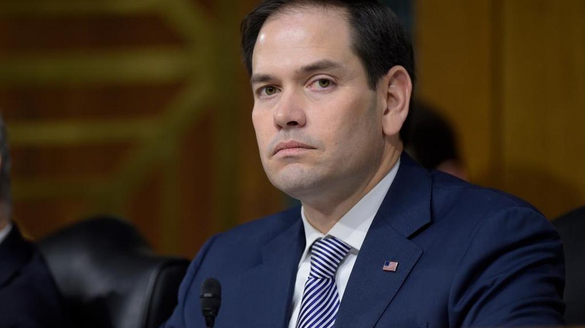 Sen. Marco Rubio, R-Fla., listens to testimony during a Senate Intelligence Committee hearing on Capitol Hill in Washington on March 30 on Russian intelligence activities.