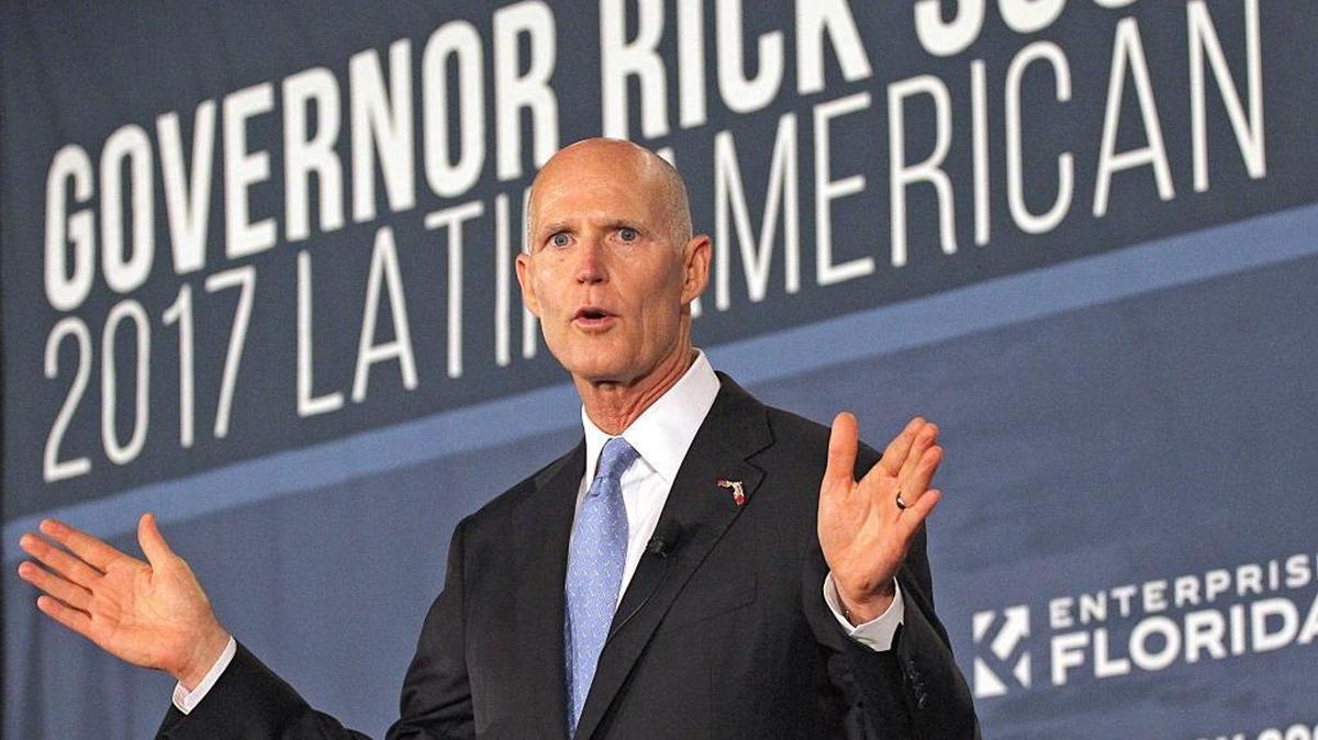 Florida Gov. Rick Scott has promoted his efforts in the new year to assist displaced Puerto Ricans as he considers a possible run at Bill Nelson’s U.S. Senate seat.