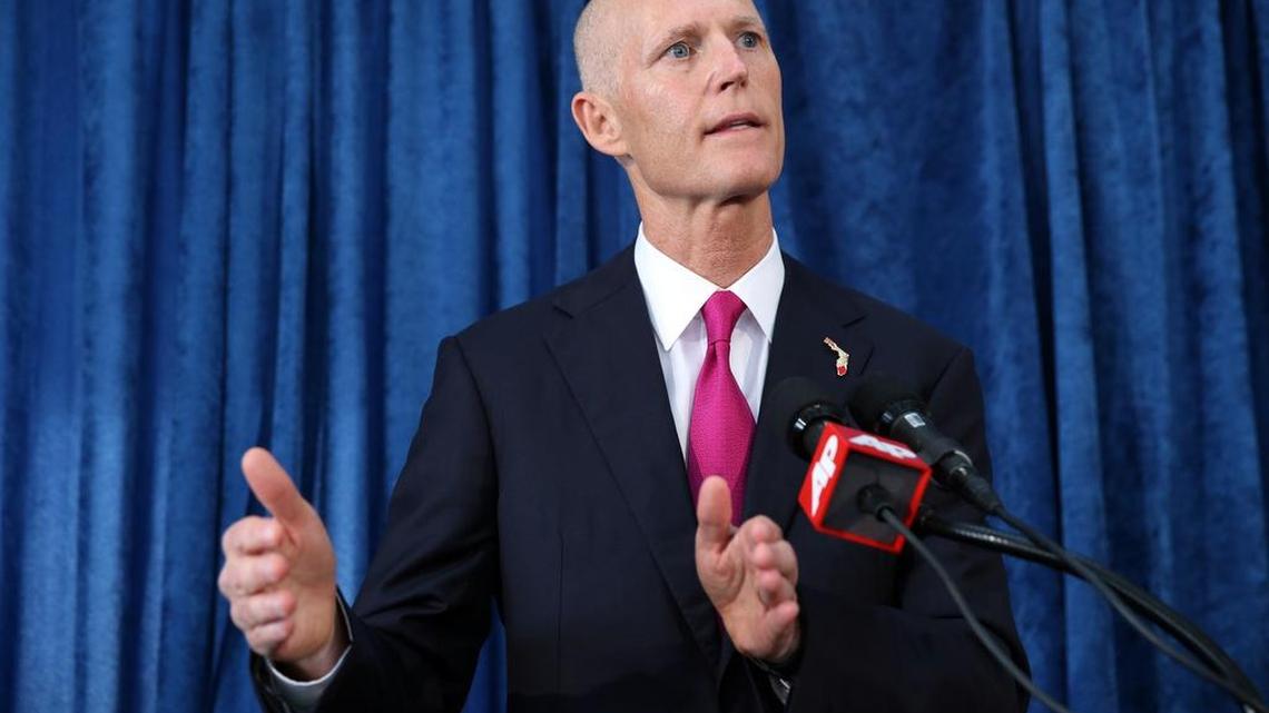 Gov. Rick Scott, speaks at the AP Florida Legislative Planning Session, October 14, 2015.