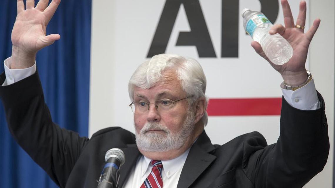 Sen. Jack Latvala, R-Clearwater, a longtime Tampa Bay leader and Republican candidate for governor, delivered a letter of resignation to Senate President Joe Negron on Wednesday, Dec. 20, 2017.