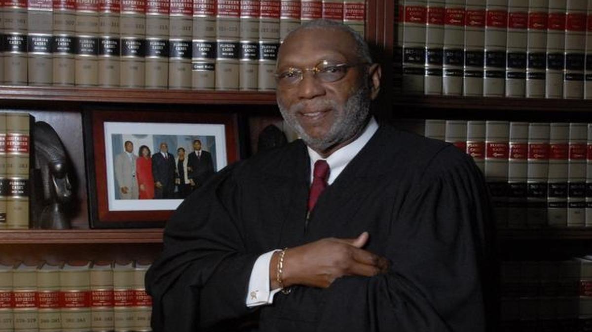 Florida Supreme Court Justice James E.C. Perry, who is retiring on Dec. 30 because he has passed the state's mandatory retirement age of 70 for judges.