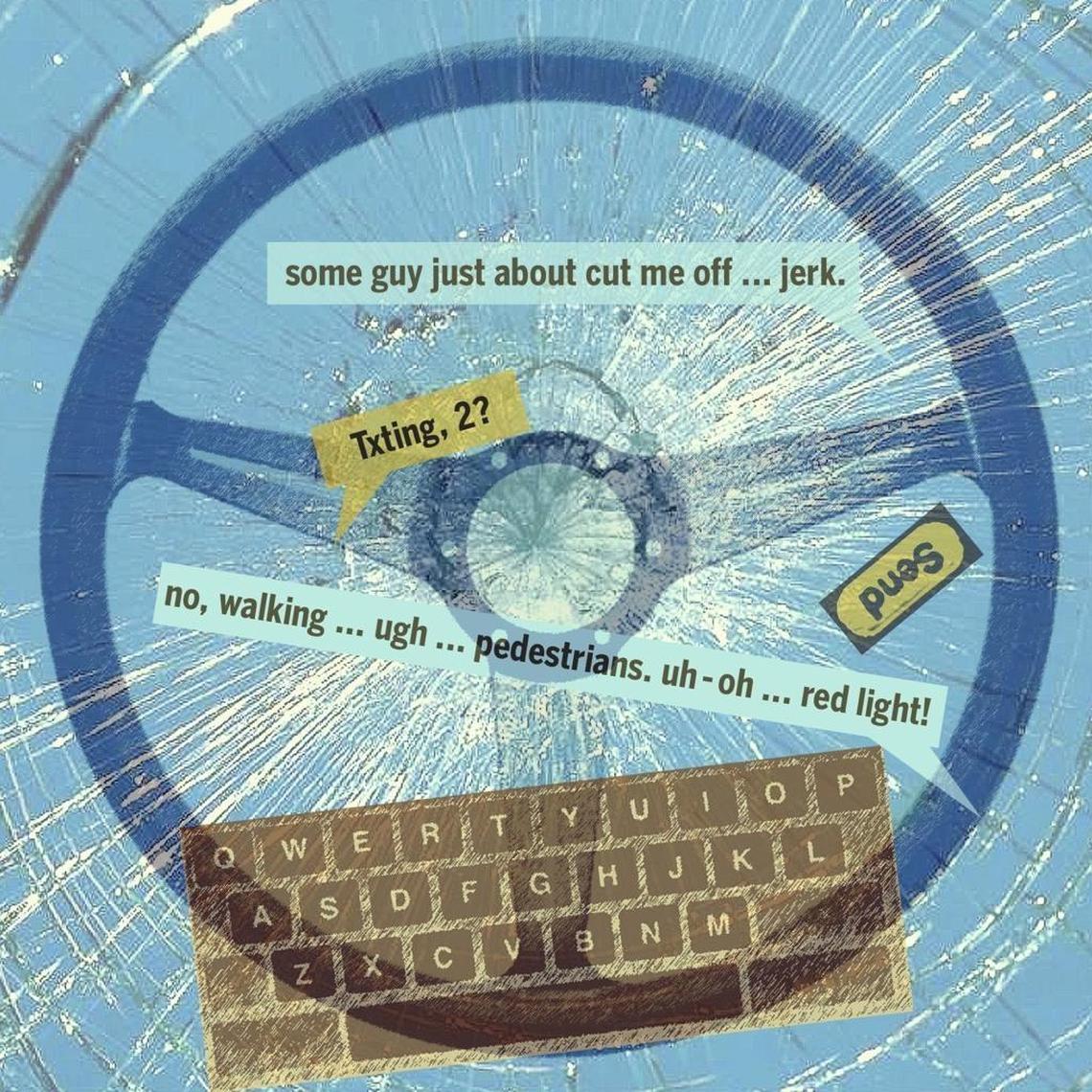 Accidents caused by distracted drivers are increasing in Florida.