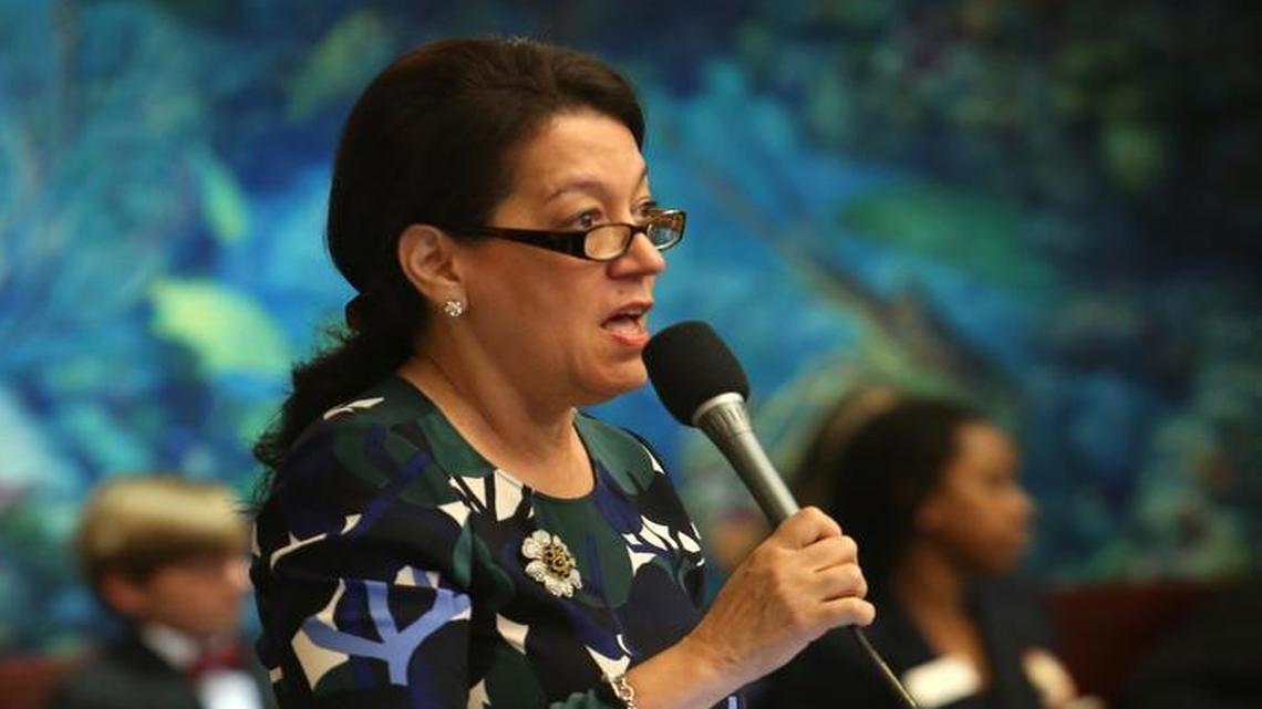 State Rep. Daisy Baez of Coral Gables, pictured during the legislative session that ended earlier this month.