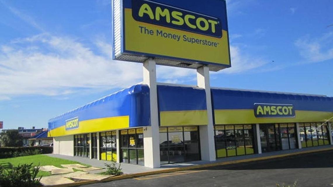 Amscot, a payday loan company, has a number of locations throughout South Florida.