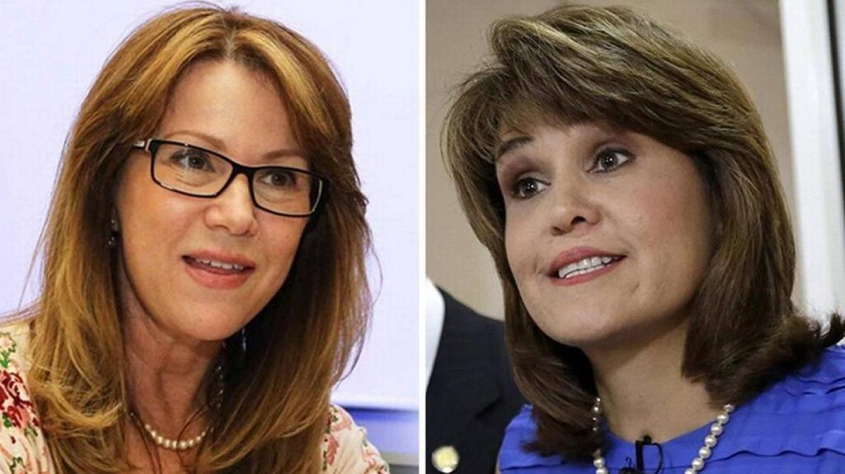 Former state Rep. Ana Rivas Logan, left, and businesswoman Annette Taddeo are vying for the Democratic nomination in state Senate District 40.