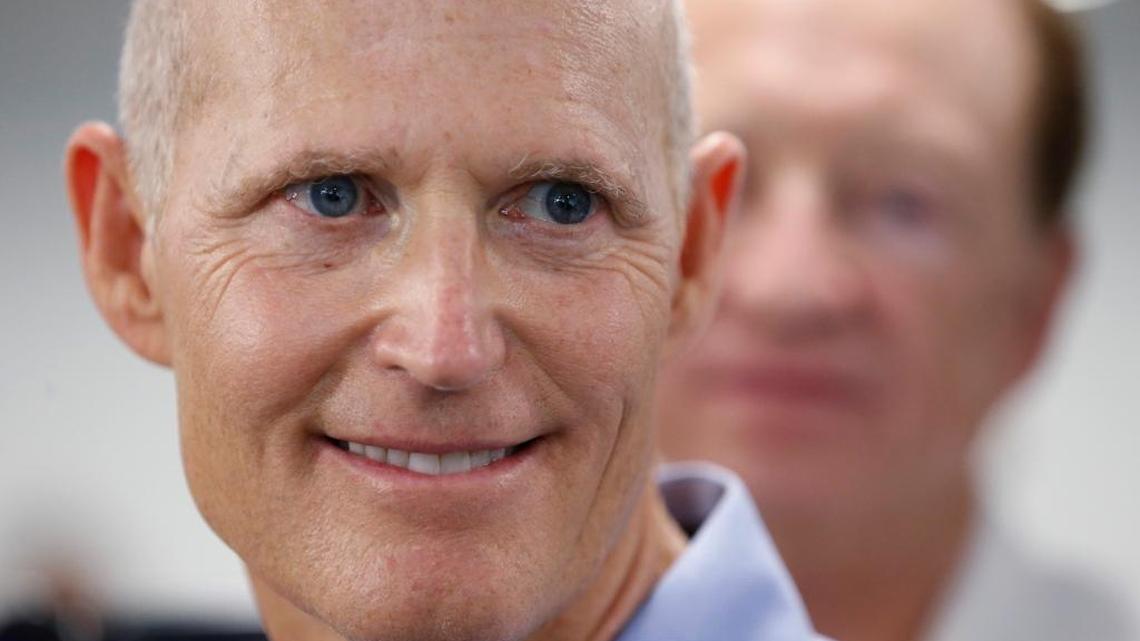 Florida Gov. Rick Scott says he will weigh his veto options on the whole state budget and individual projects.