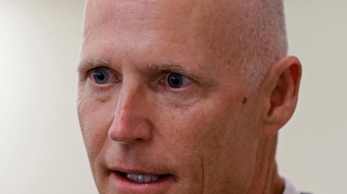 
In a rare occurrence, the other three Cabinet members outvoted Gov. Rick Scott. 
