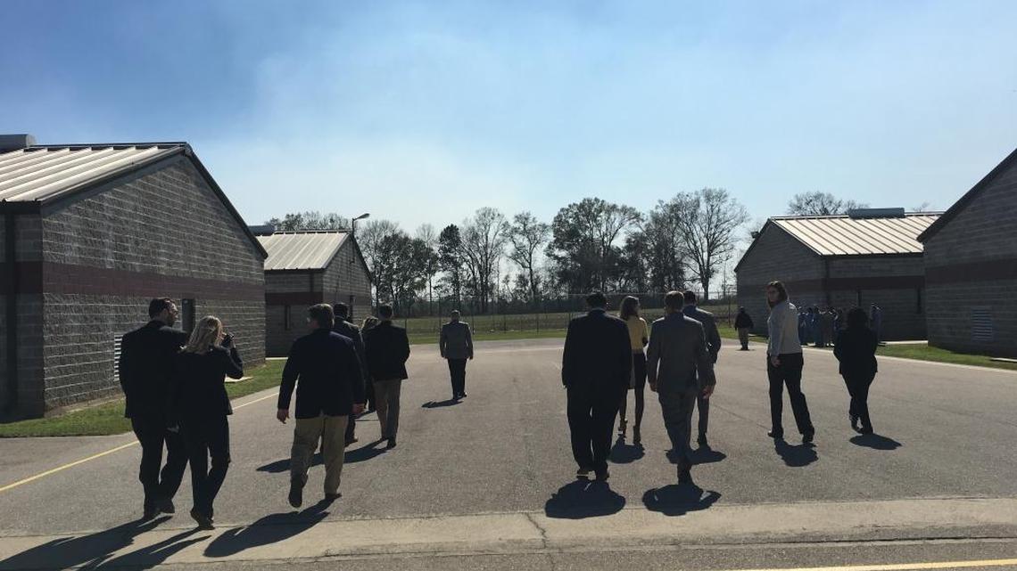 Rep. David Richardson, D-Miami Beach, conducted an announced inspection of Gadsden Correctional Facility with Department of Management Services Secretary Chad Poppell, state Rep. Ross Spano, R-Dover, and Sen. Gary Farmer. Richardson has found problems with plumbing, heating and educational programs at the privately-run female prison in North Florida.