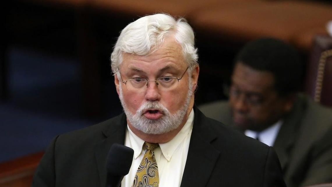 Sen. Jack Latvala, R-Clearwater, speaks during the special legislative session last June in Tallahassee.