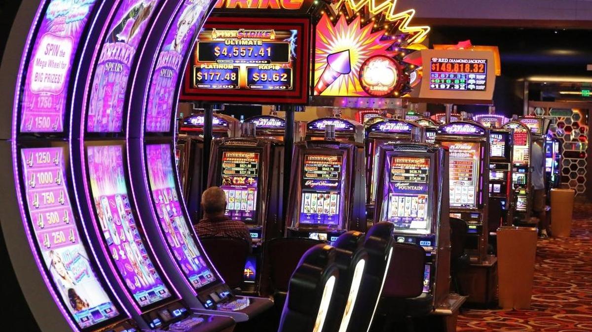 Slot machines are available to play 24/7 at Seminole Hard Rock Hotel & Casino near Hollywood.