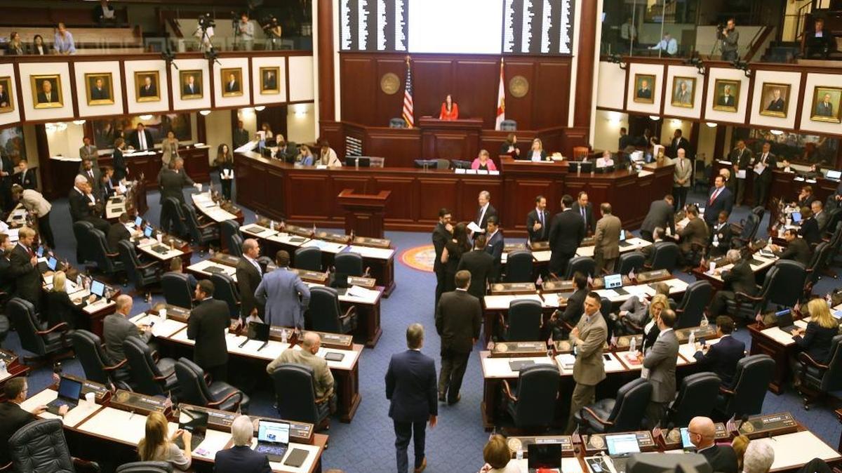 Lawmakers in the Florida House.