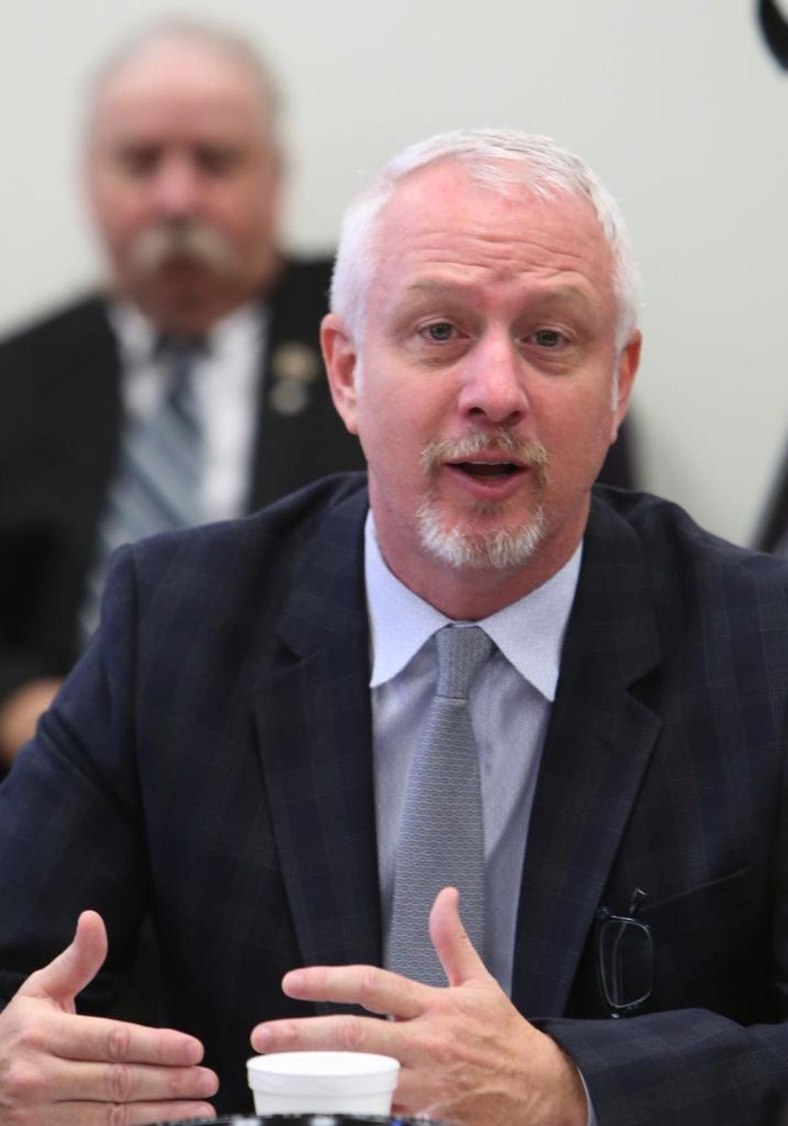 Sen. Jeff Clemens, D-Lake Worth, at Capitol, Tallahassee, 5/2/17