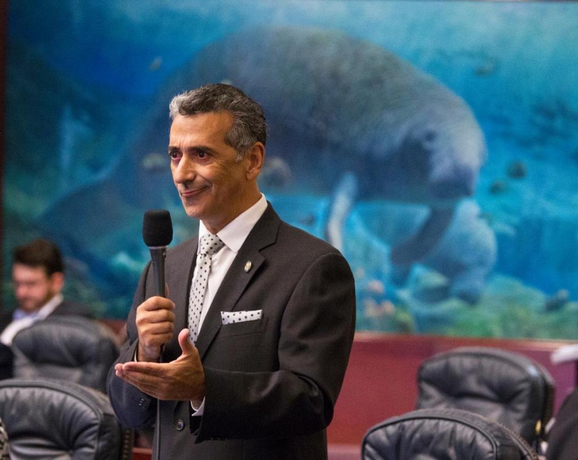 Former Rep. Robert Asencio, D-Miami, seen on the floor of the Florida House of Representatives on May 8, 2017, will not run for Florida Senate.