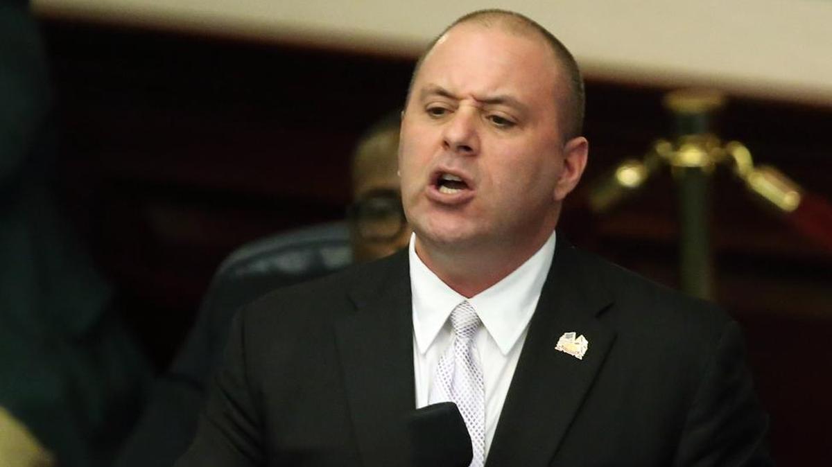 Rep. Blaise Ingoglia, R-Spring Hill, is the sponsor of a bill that would ban giving water to voters within 150 feet of a polling location.