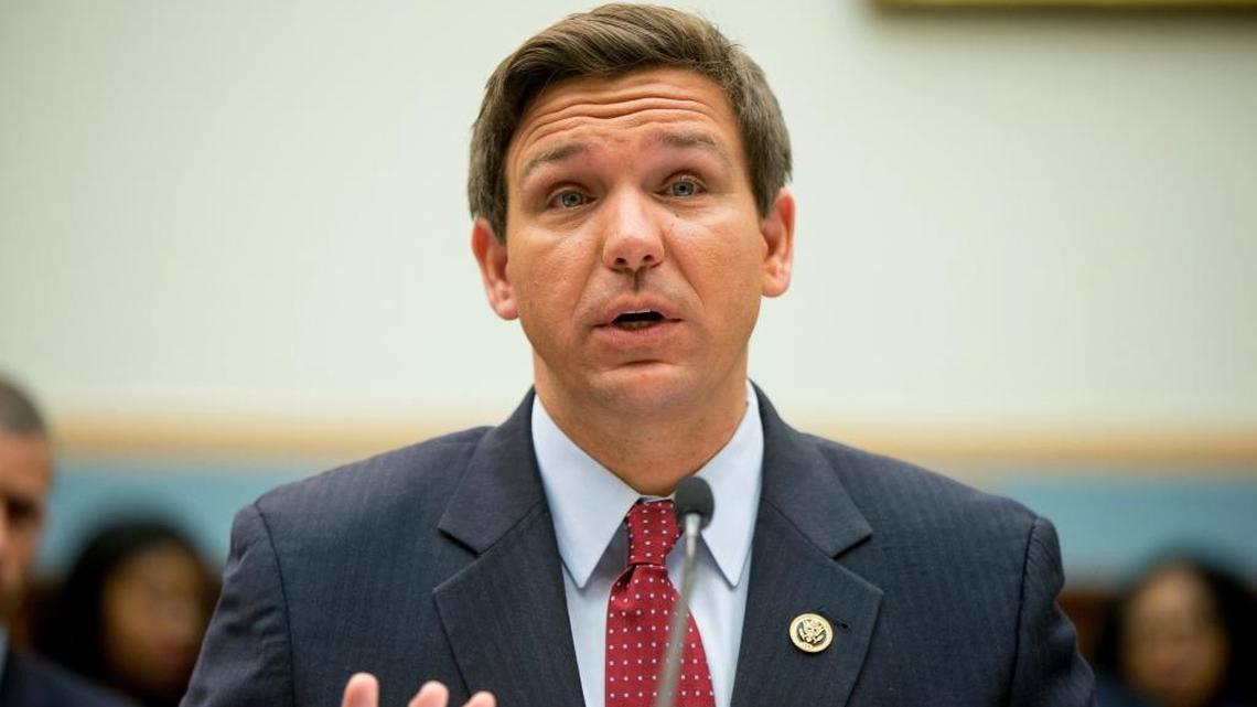 In this May 24, 2016, file photo, House Judiciary Committee member Rep. Ron DeSantis, R-Fla., testifies on Capitol Hill in Washington. DeSantis announced Friday, Jan. 5, 2018, that he’ll join a crowded field seeking to succeed Gov. Rick Scott, who leaves office in early 2019 due to term limits.